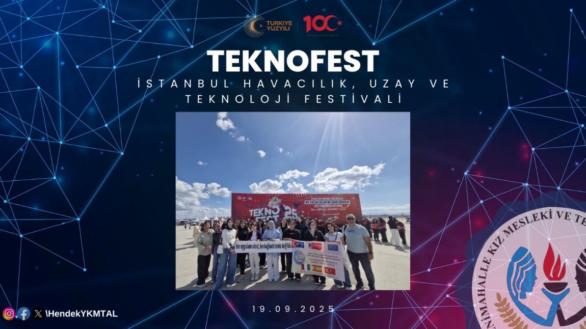 GELECEĞİN BİLİŞİMCİLERİ TEKNOFEST'TEYDİ.